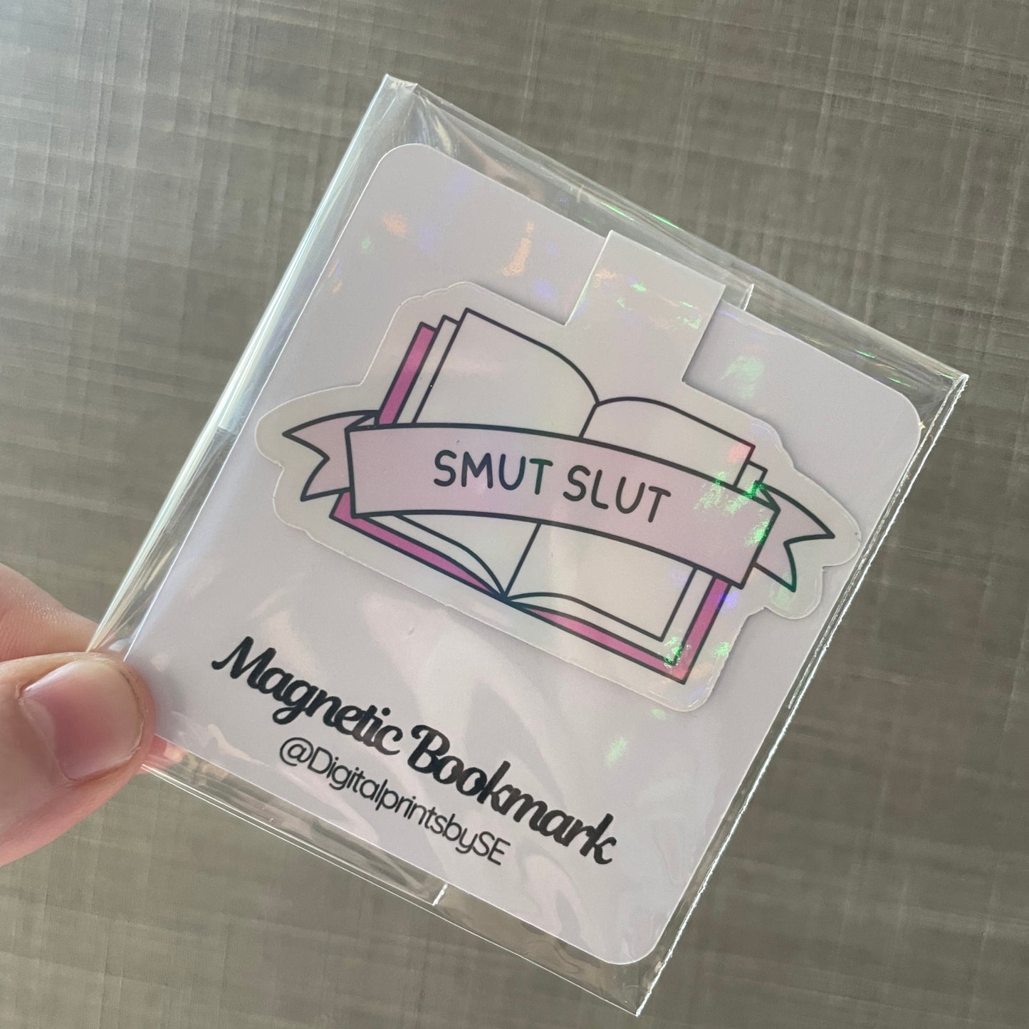 Smut slut bookish magnetic bookmark