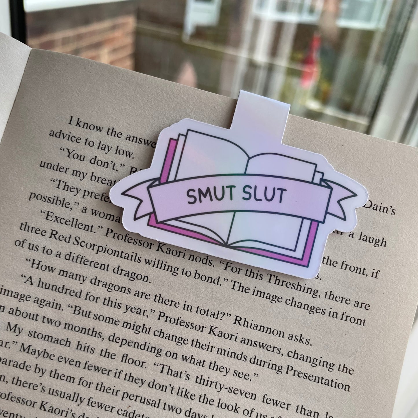 Smut slut bookish magnetic bookmark