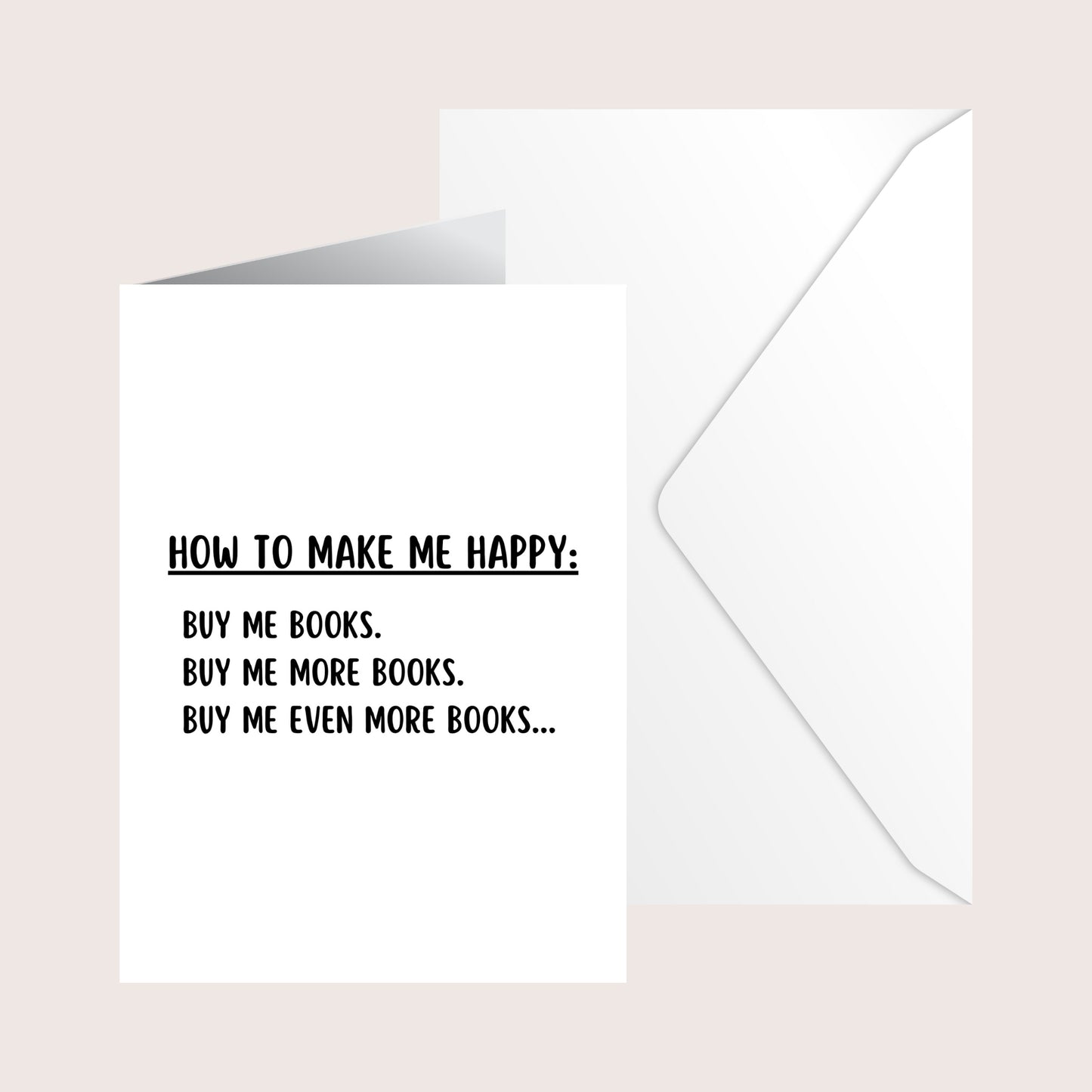 How to make me happy card