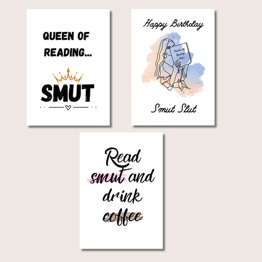 Multipack of Bookish Greeting Cards