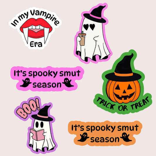 Halloween holographic sticker bundle